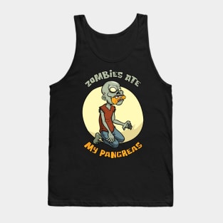 Zombies Ate My Pancreas - Diabetes Tank Top